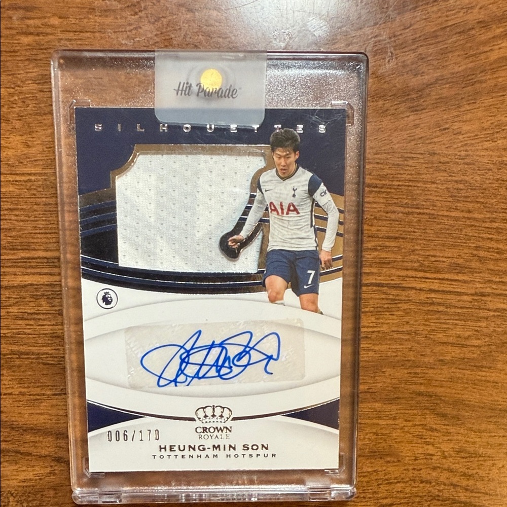 Heung-Min Son Autographed Soccer Card